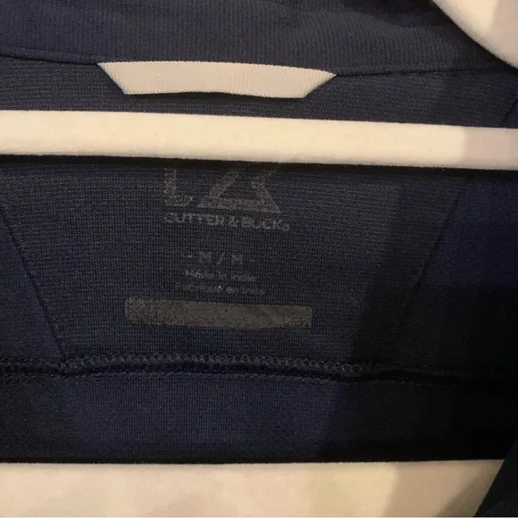 CUTTER & BUCK Notre Dame Fighting Irish CB Drytec Solid Women's Polo Navy Blue - Picture 3 of 7